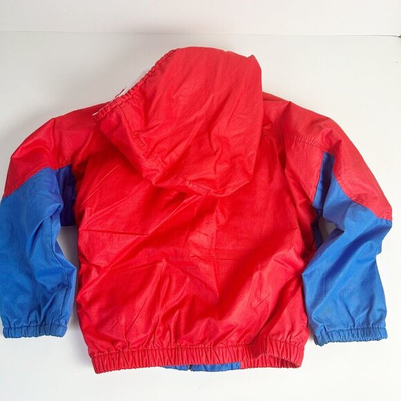 Vintage 80's Tiny Tots Original Kids 6 Hooded Tennis Jacket Full Zip Windbreaker - Picture 5 of 9